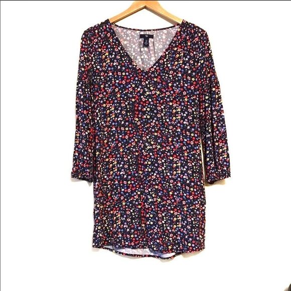 Gap Floral Long Sleeve Dress - Picture 1 of 10
